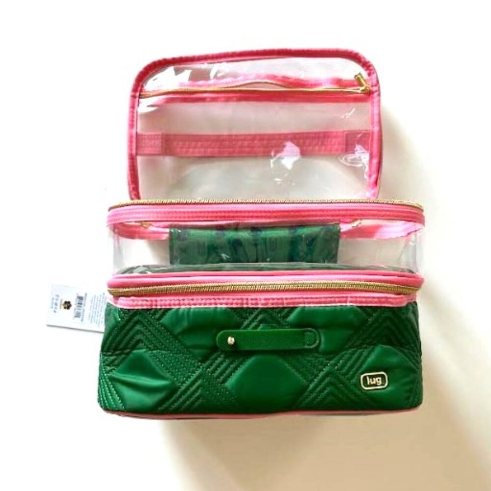 Wicked x Lug Whoosh Clearview Cosmetic Case Green/Pink - Picture 6 of 11